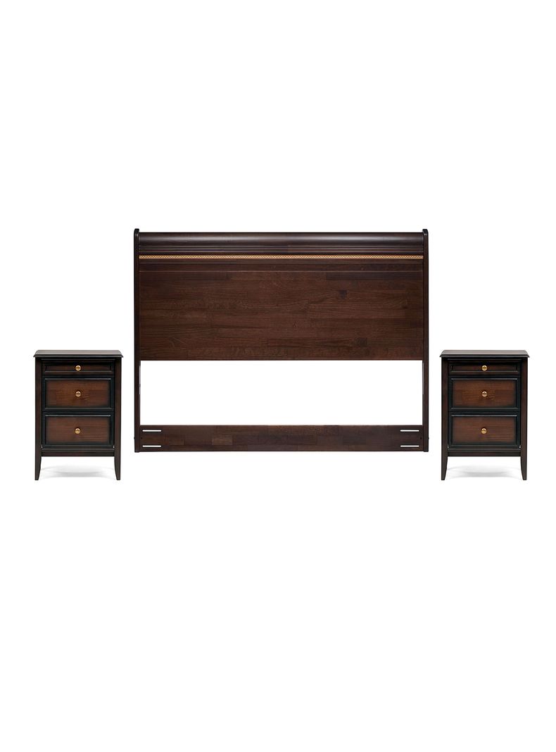 Set de Muebles Respaldo + Veladores Opera II 2 Plazas