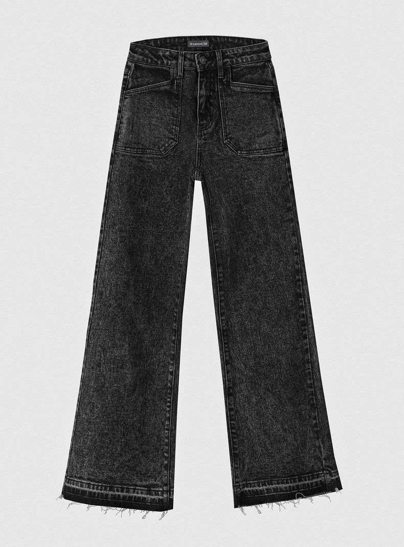 Jeans Whistler Balck Wide Leg-4