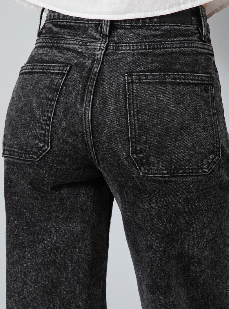 Jeans Whistler Balck Wide Leg-3