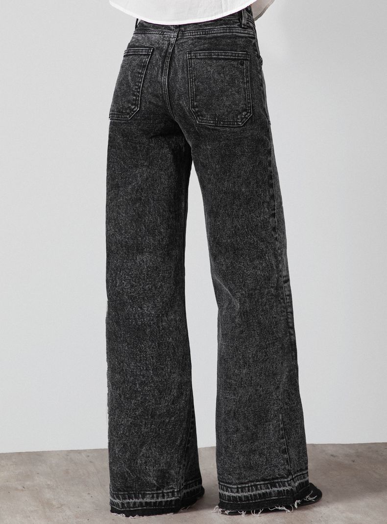 Jeans Whistler Balck Wide Leg-1