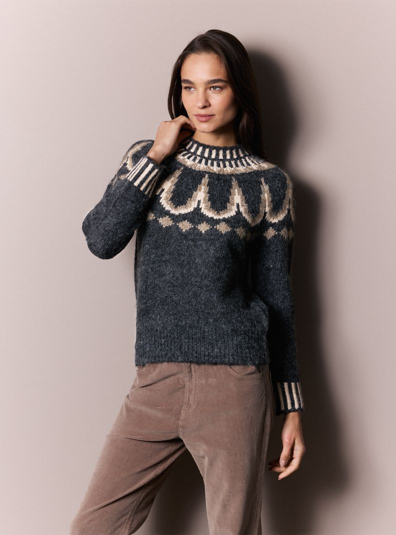 Sweater Nórdico Estampado