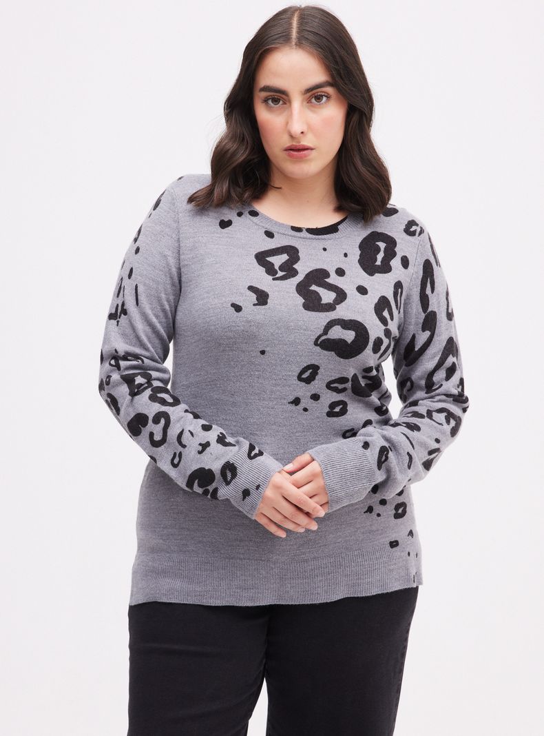 Sweater Estampado Animal