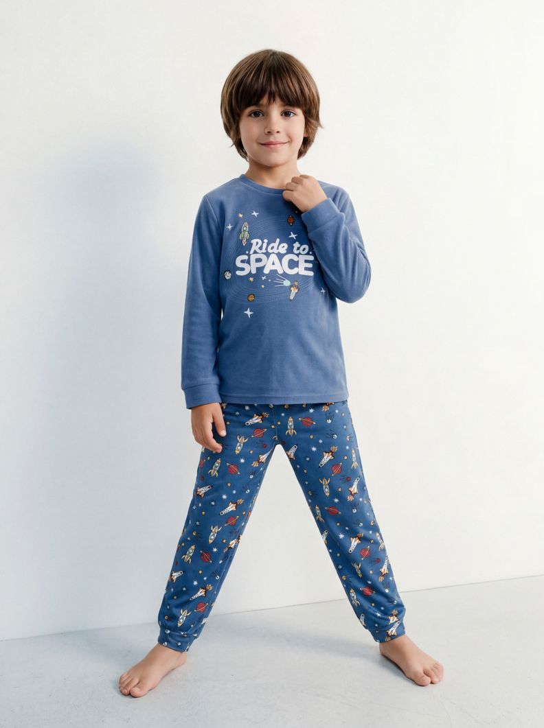 Pijama Velour bordado