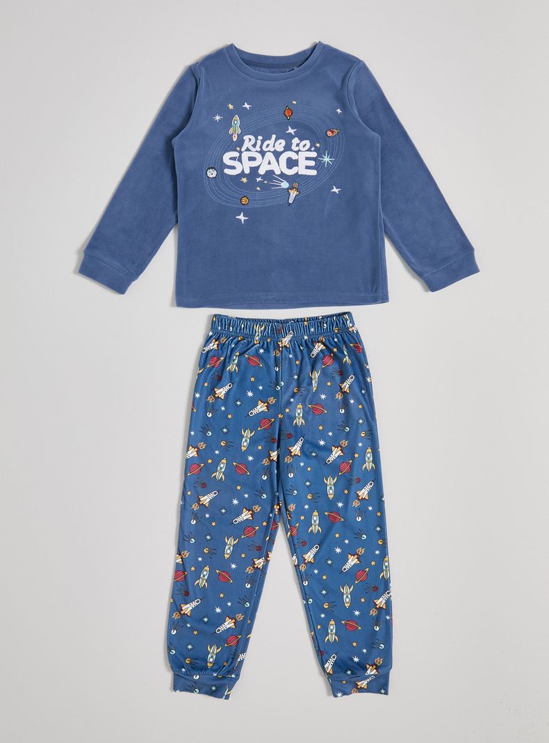 Pijama Velour bordado