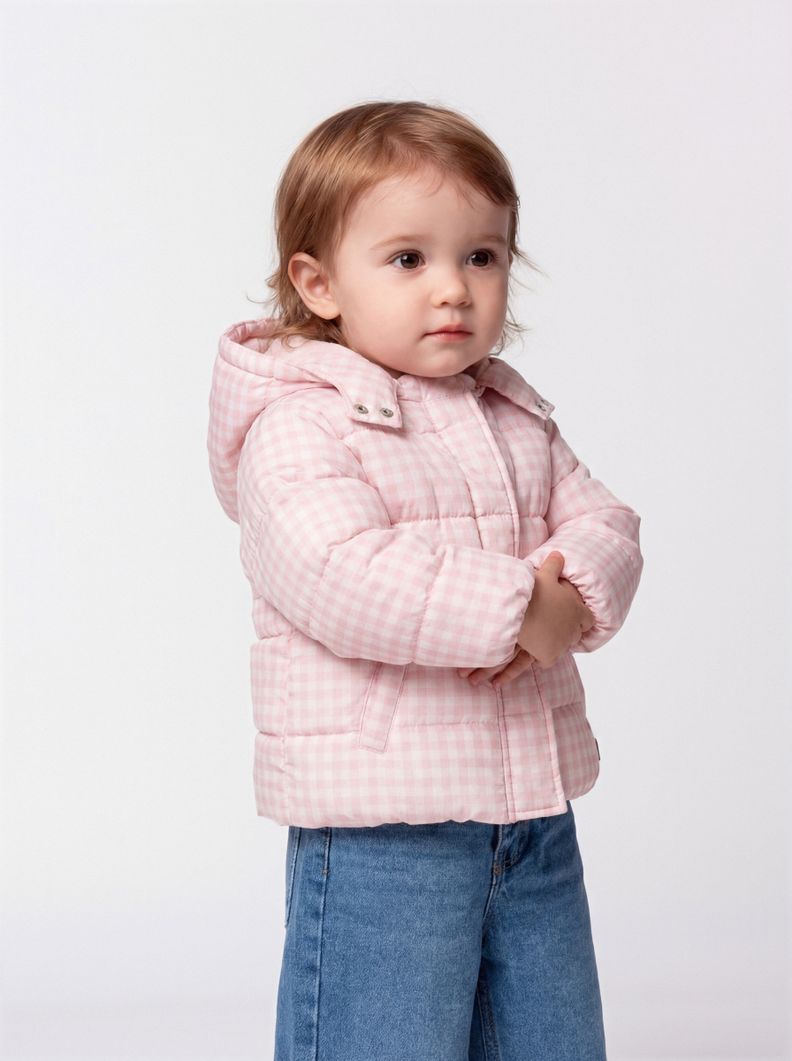 Parka Diseño Vichy Niña