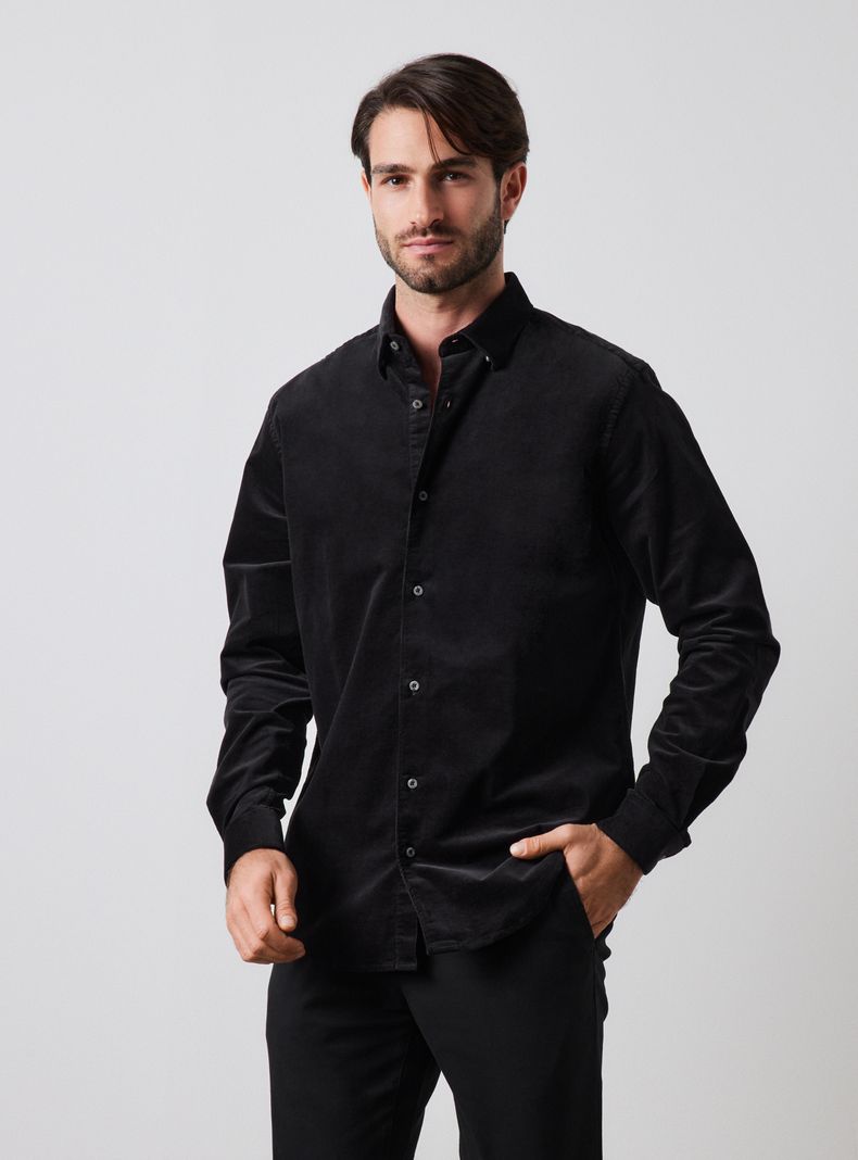 Camisa Manga Larga Cotelé