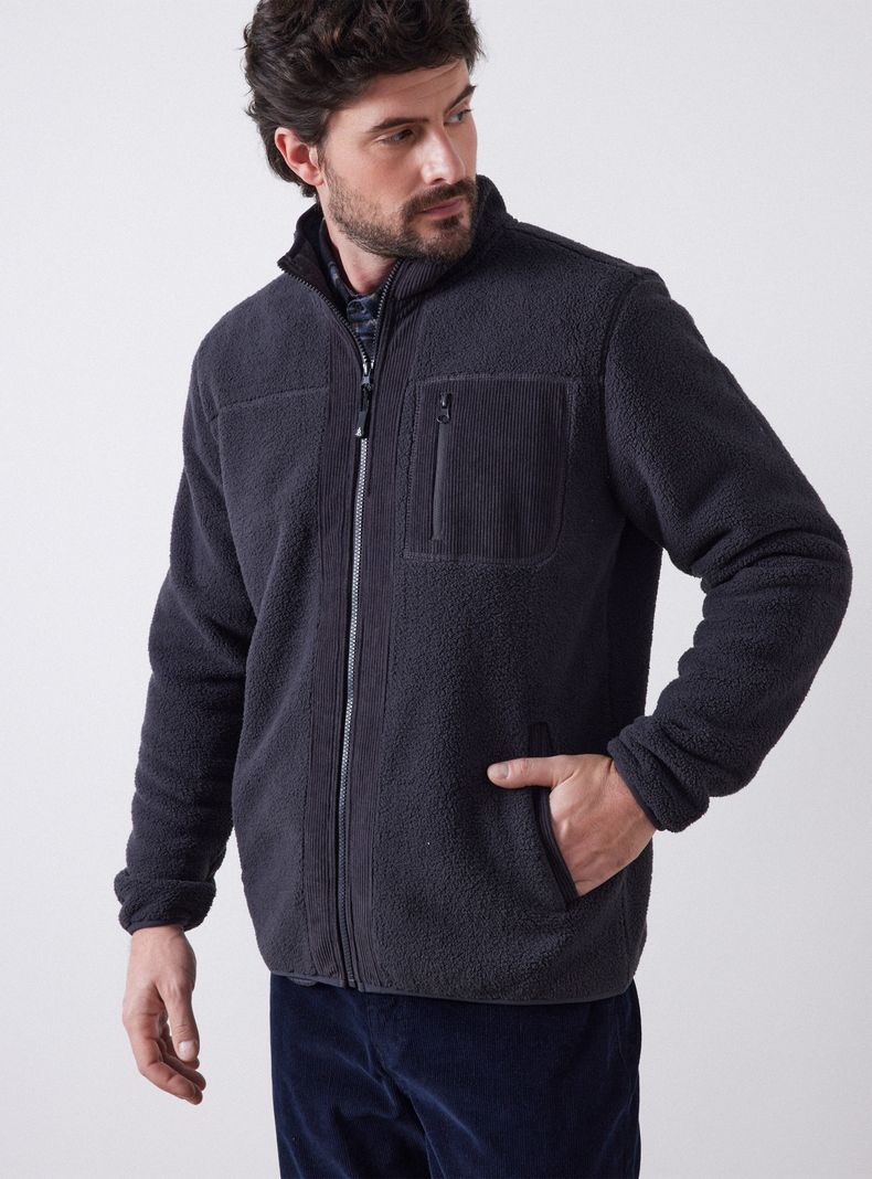 Polar Full Zipper Poliéster Manga Larga