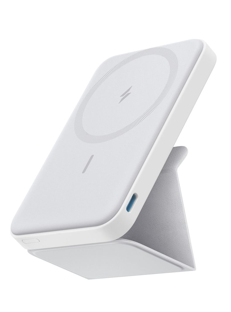 Batería Portátil Inalámbrica Carga Magnética 7.5W Blanco
