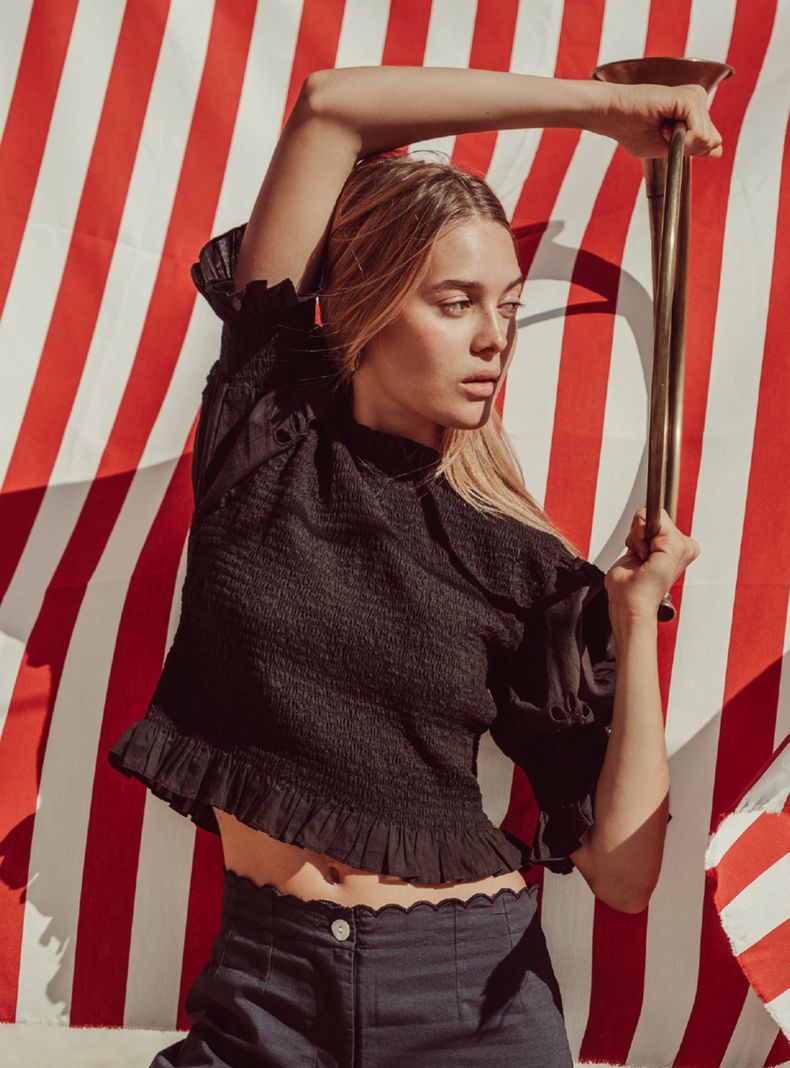 Blusa Safi Manga Corta