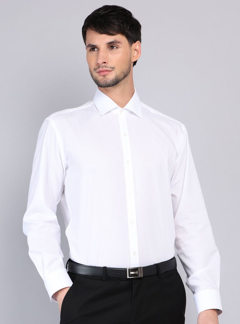 Camisa Formal Color Manga Larga Lisa