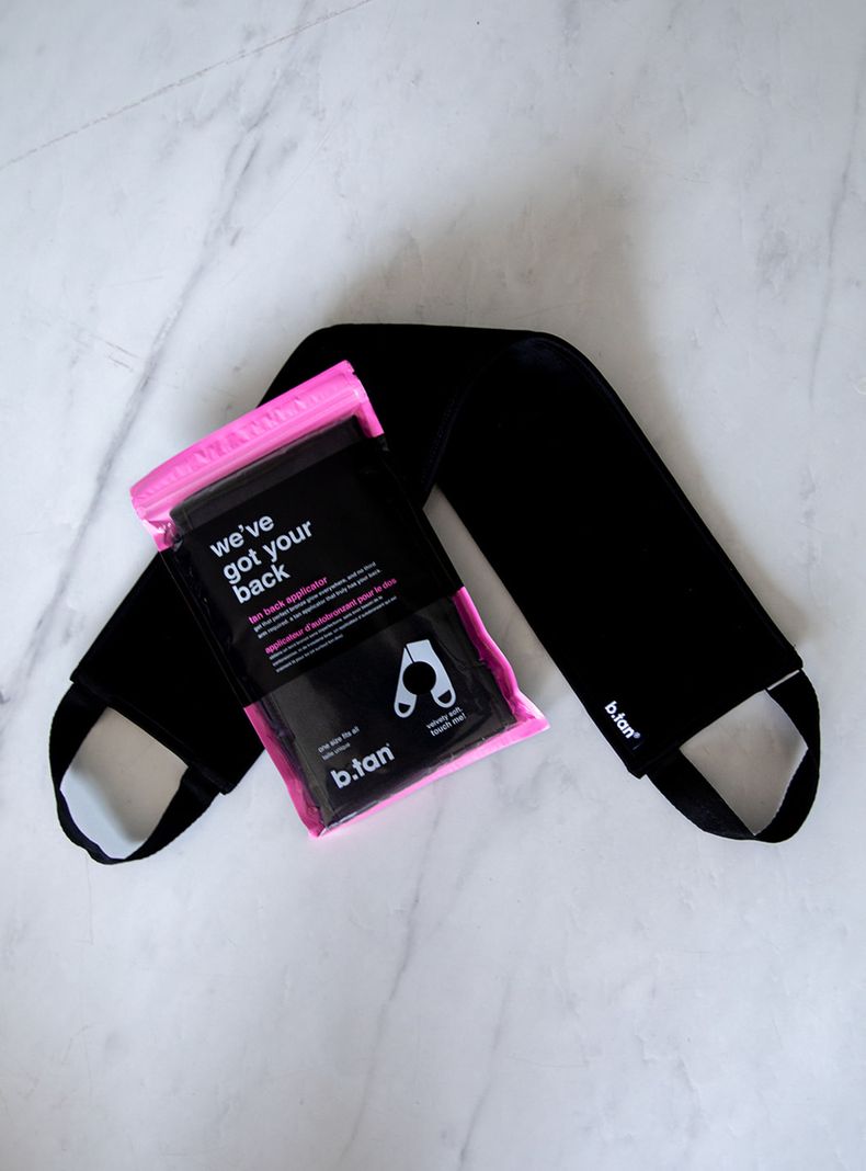 Guante Aplicador Autobronceante Espalda Negro