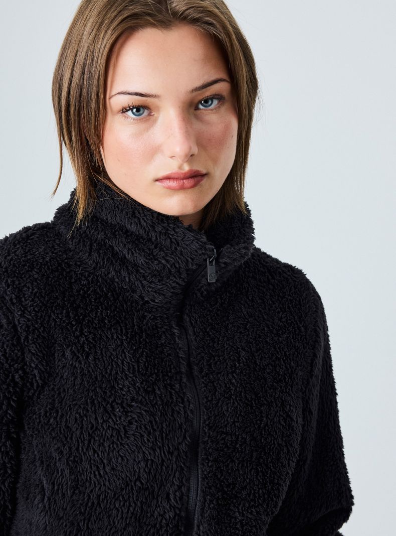 Polar Coral Fleece con Cierre y Cuello Alto Spalding | Paris.cl