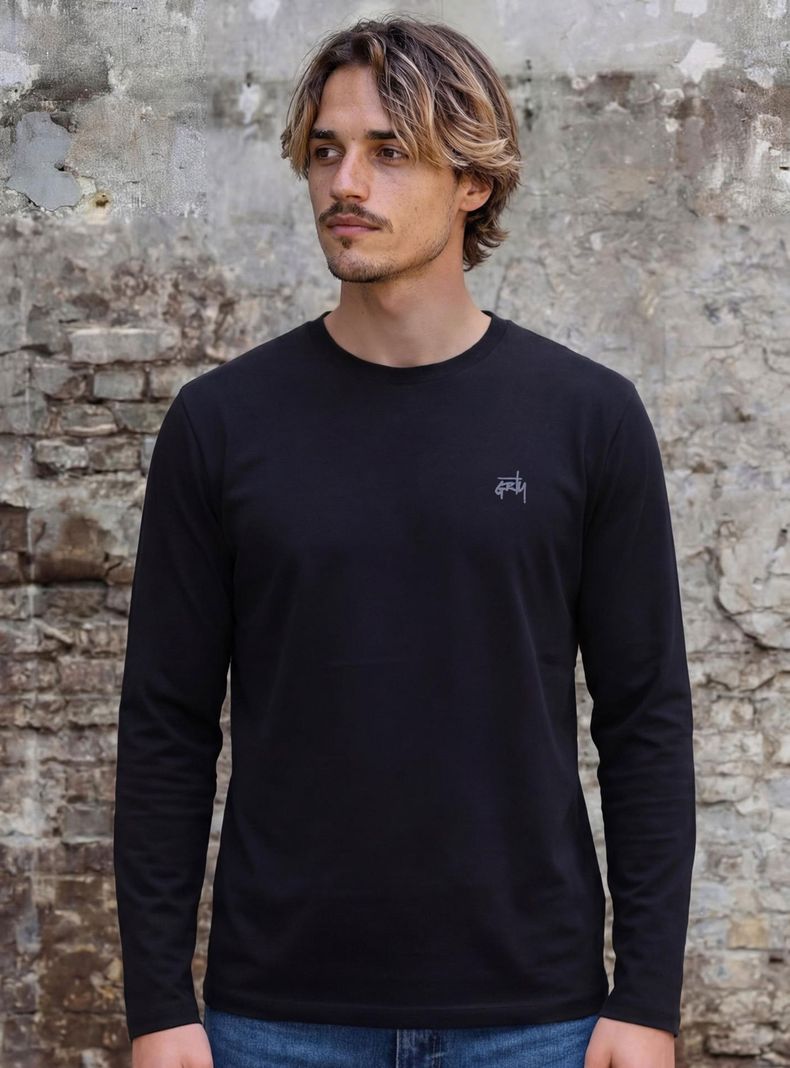 Polera Regular Manga Larga Grty