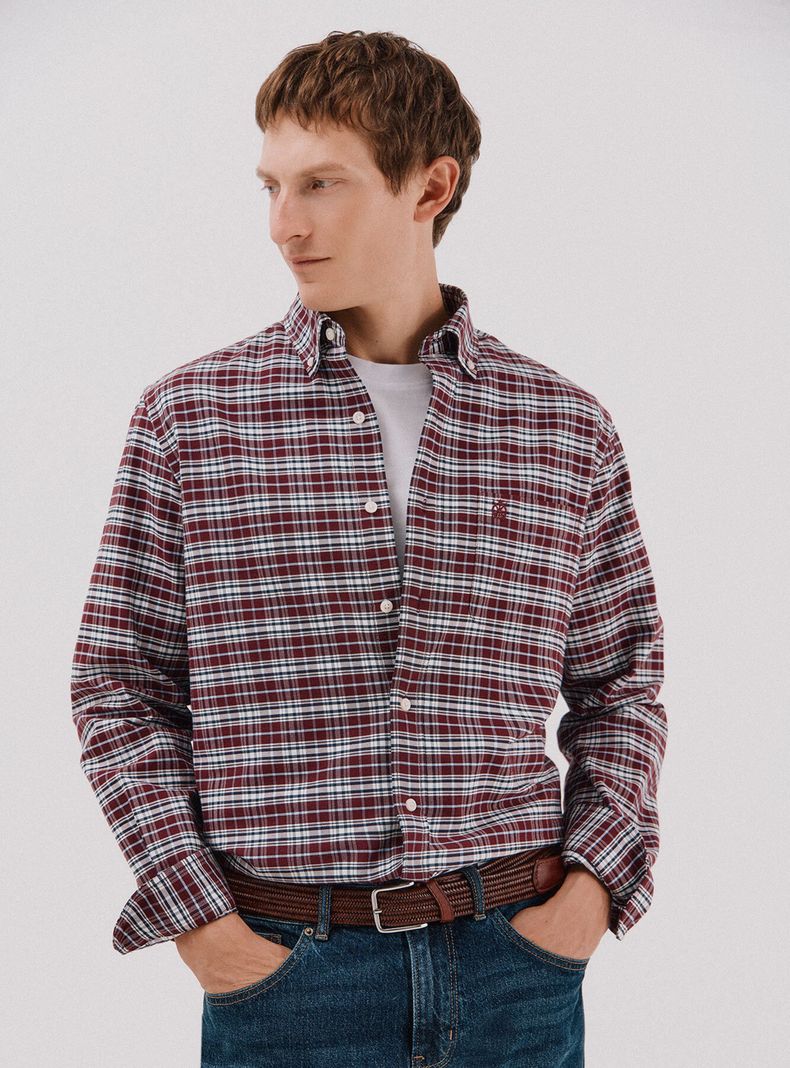 Camisa Oxford Cuadros
