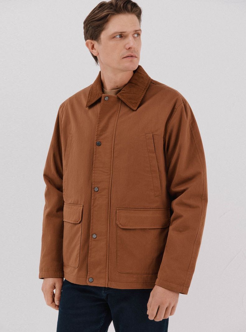 Chaqueta Cuello Combinado