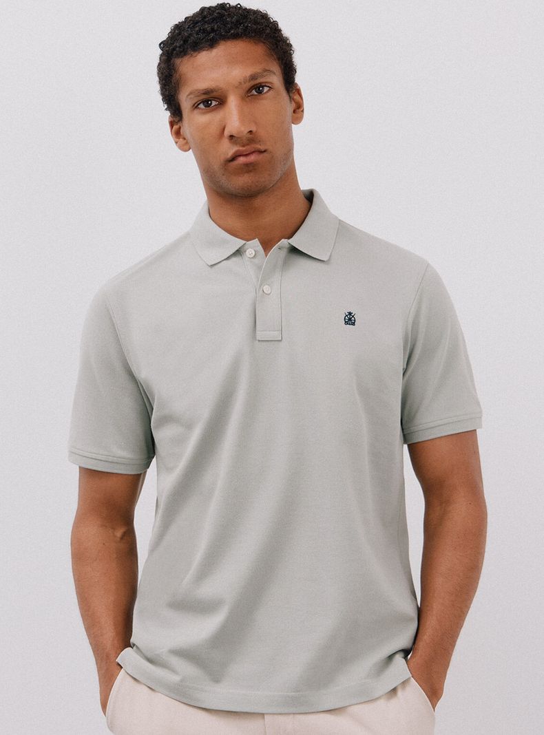 Polera Logo Básica Piqué
