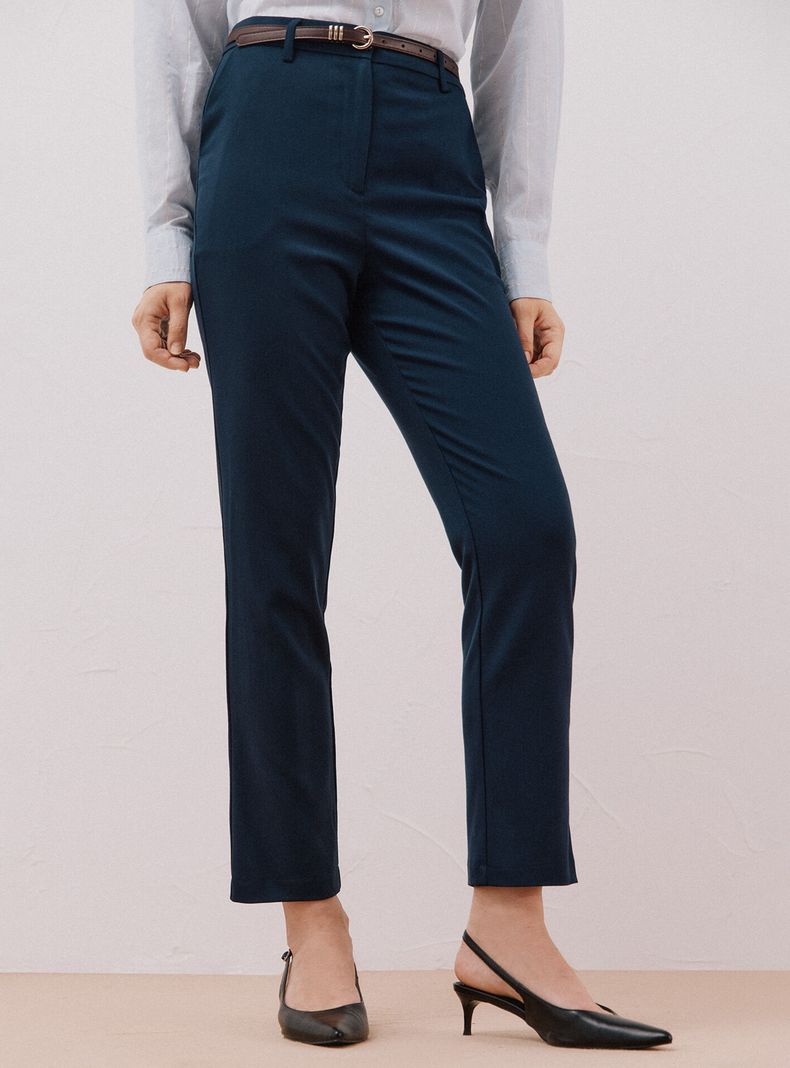 Pantalón de Vestir con Cinturón
