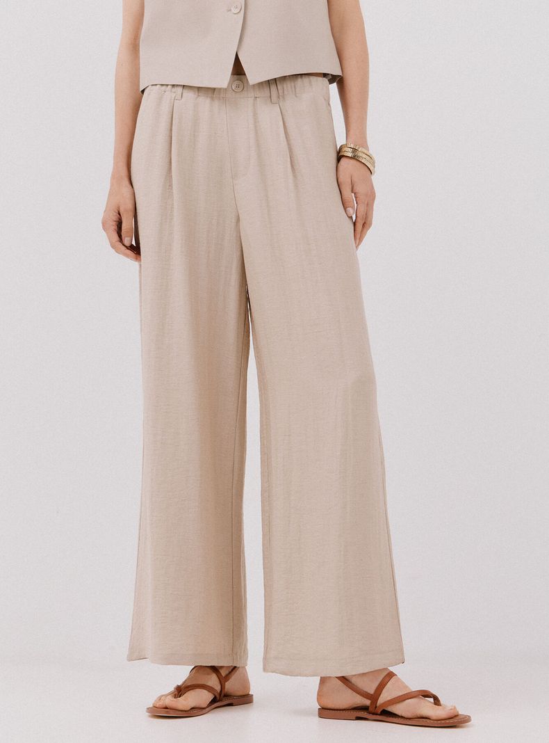 Pantalón Fluido Ancho