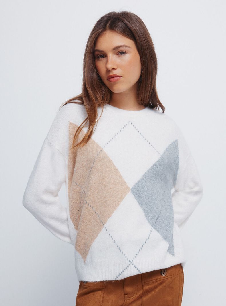Sweater Rombos Delantero