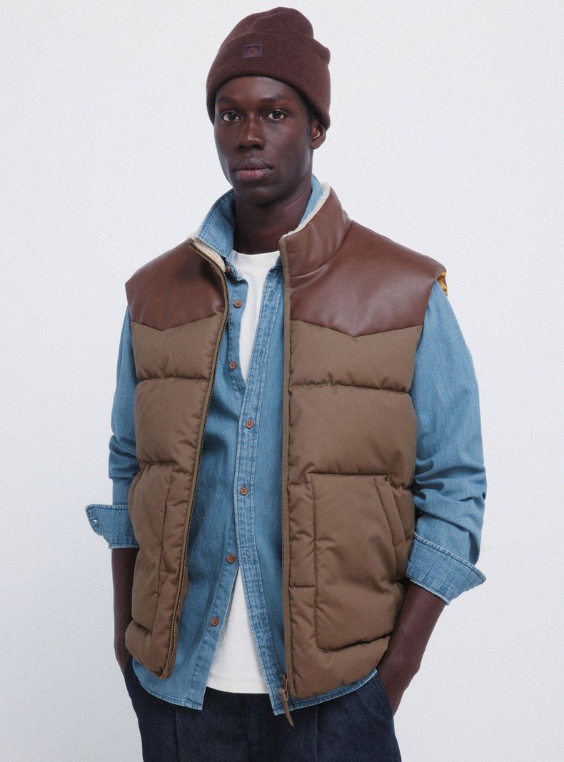 Chaqueta Acolchada Contraste