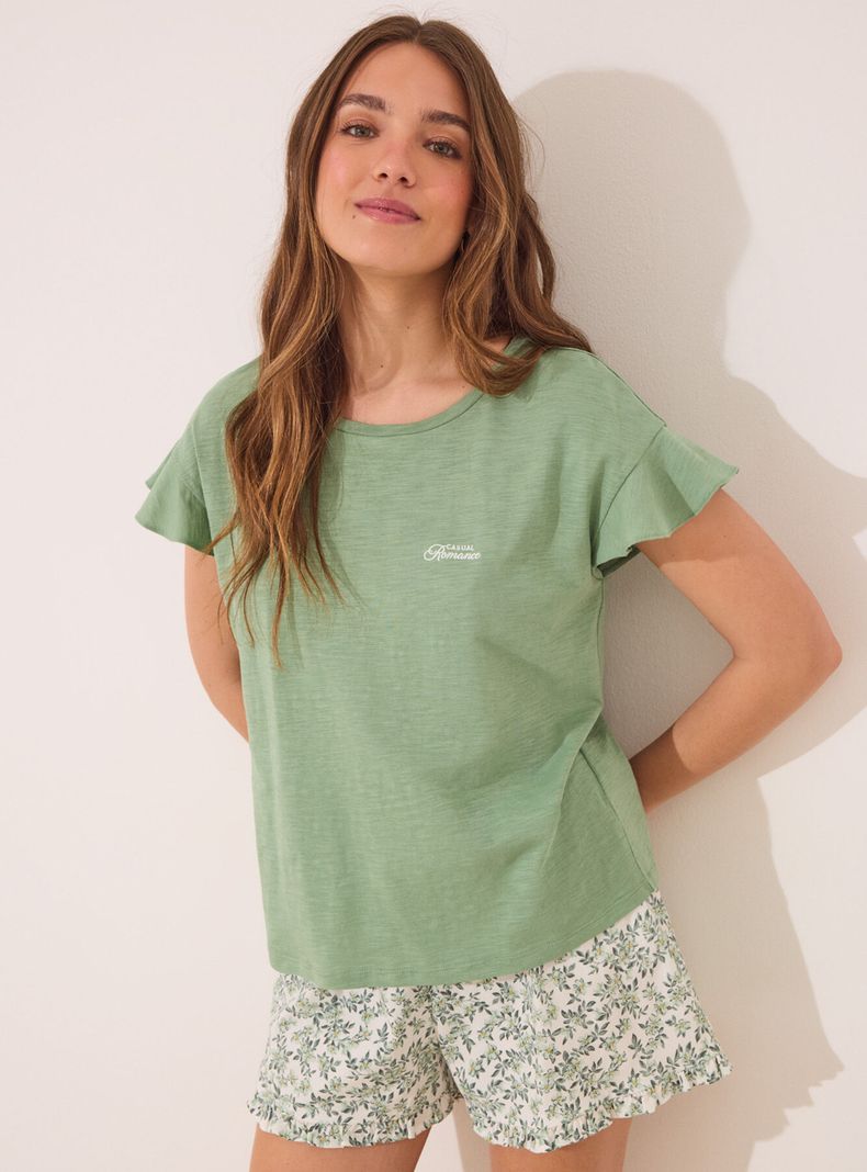 Pijama Corto Algodón