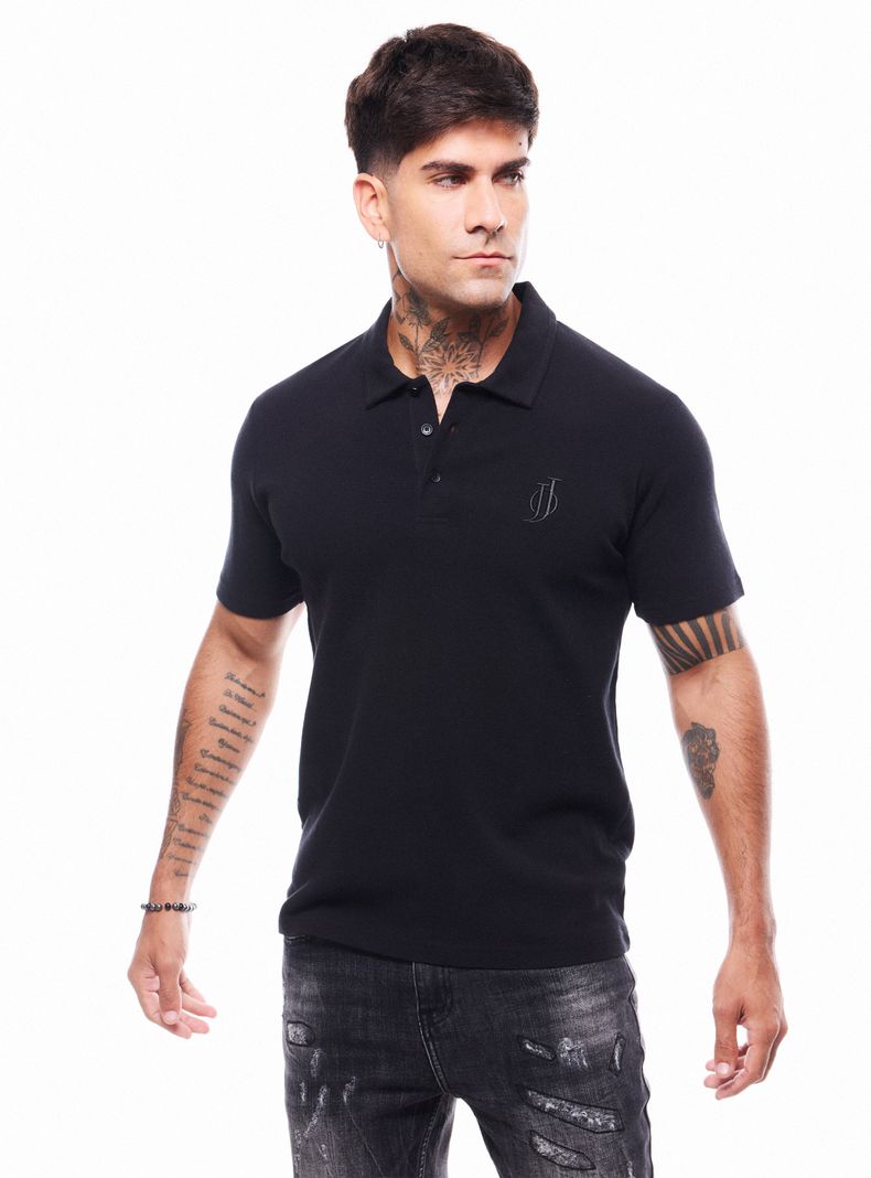 Polera Logo Cuello Polo