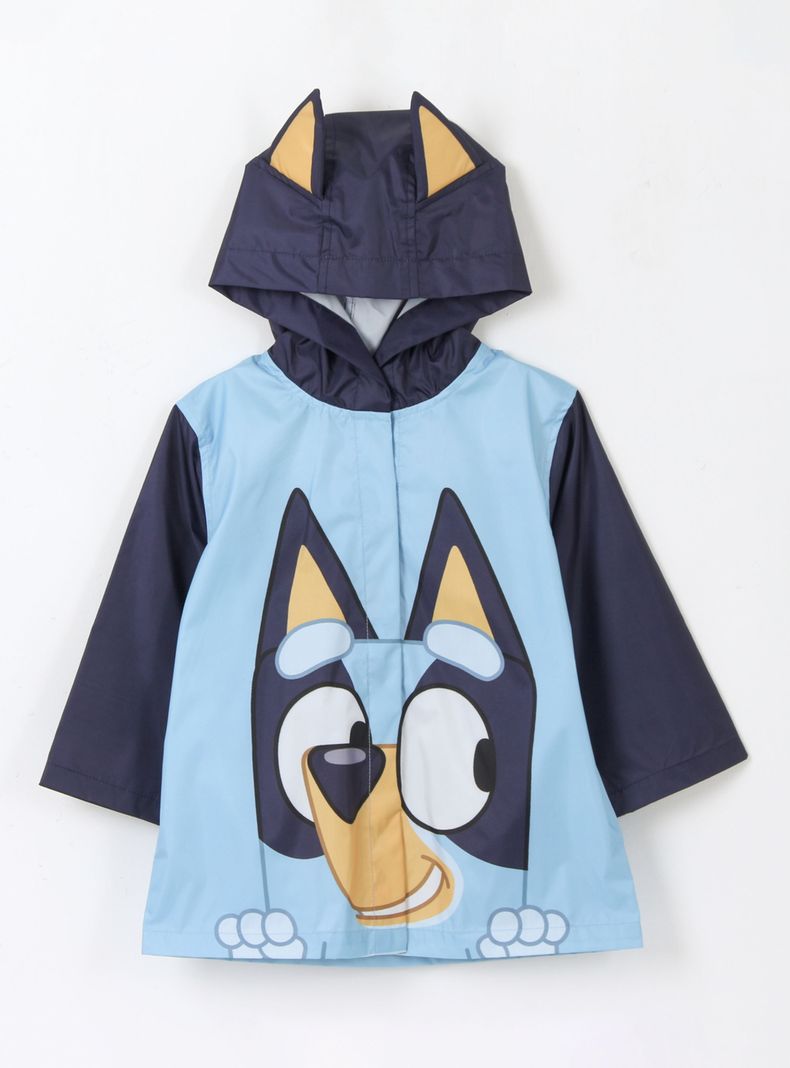 Impermeable Toddlero Cara Bluey