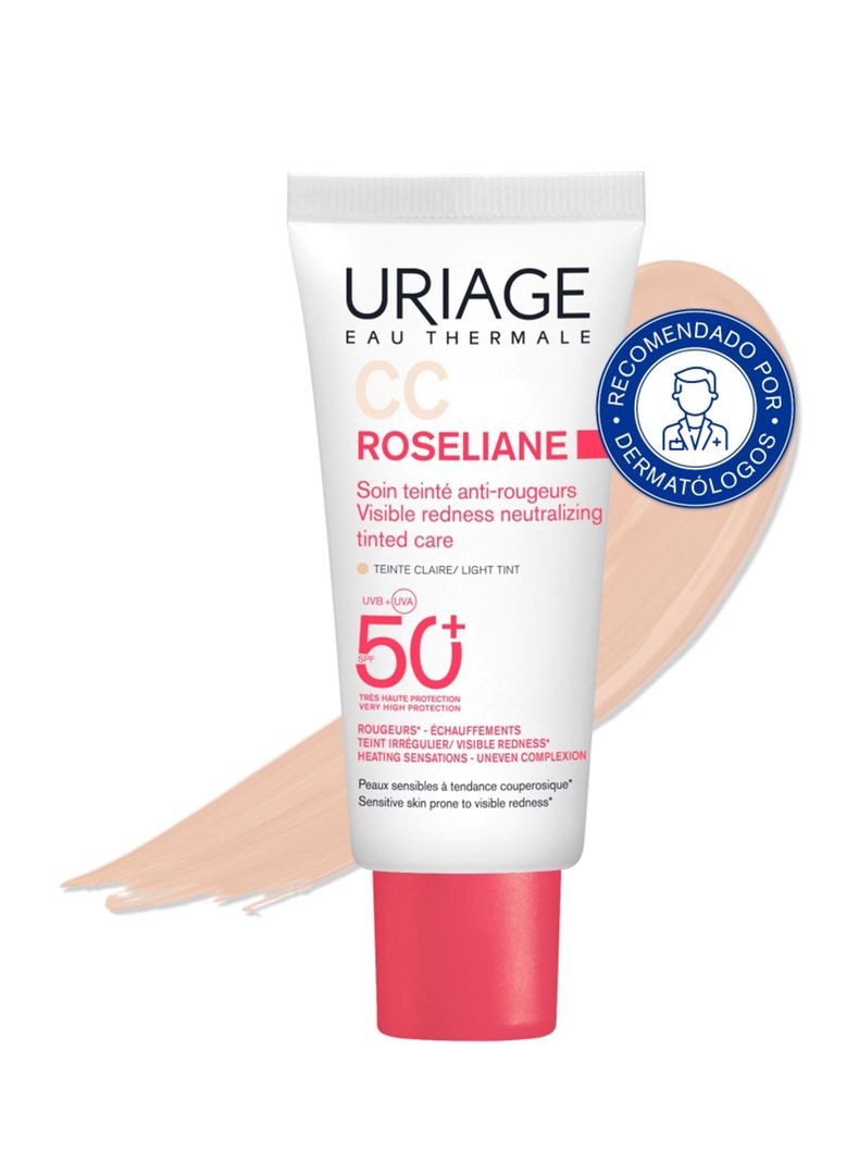 Crema Facial CC Cream Anti Rojeces SPF50+ Roséliane 40ml