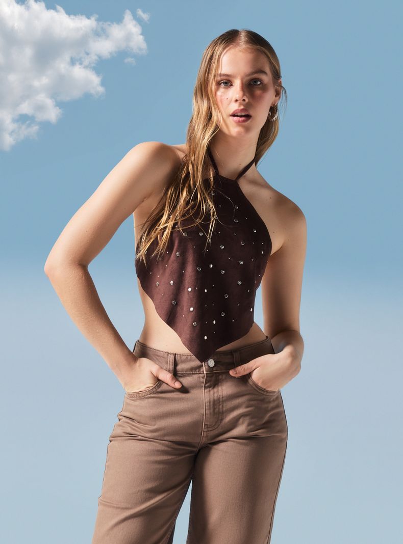 Paris Blusa en V Opposite | Paris.cl