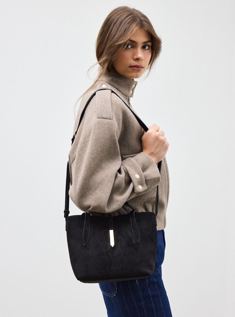 アルリリ Cartera de Hombro Crossbody con Detalle Metálico Alaniz | Paris.cl