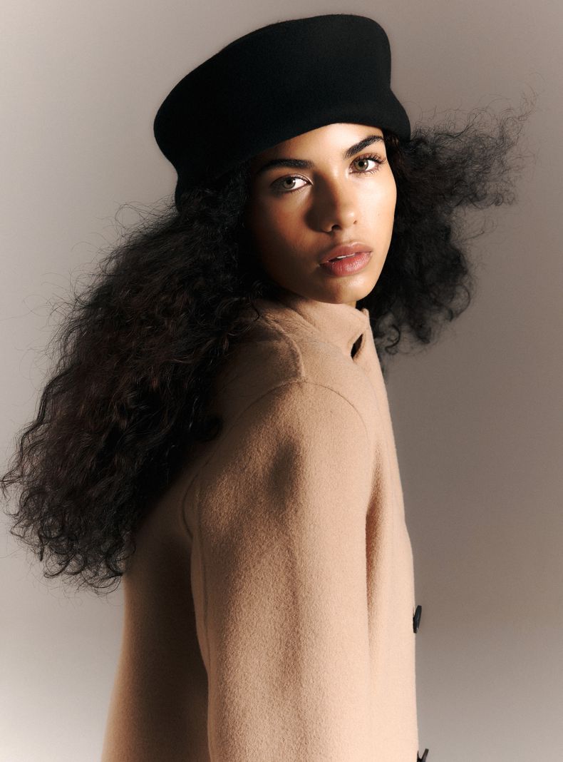 Gorro Pillbox de Lana