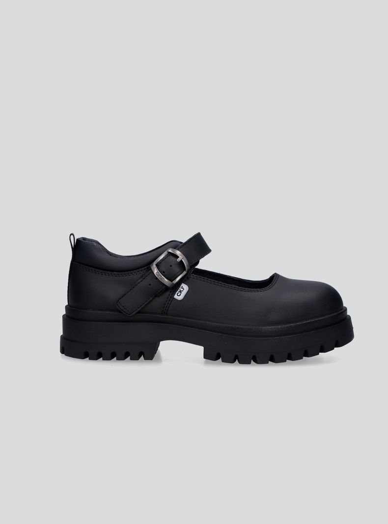 Zapato Escolar Reina Negro T.34 a 39 Niña