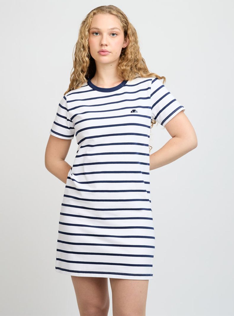 Vestido Print Líneas Luna