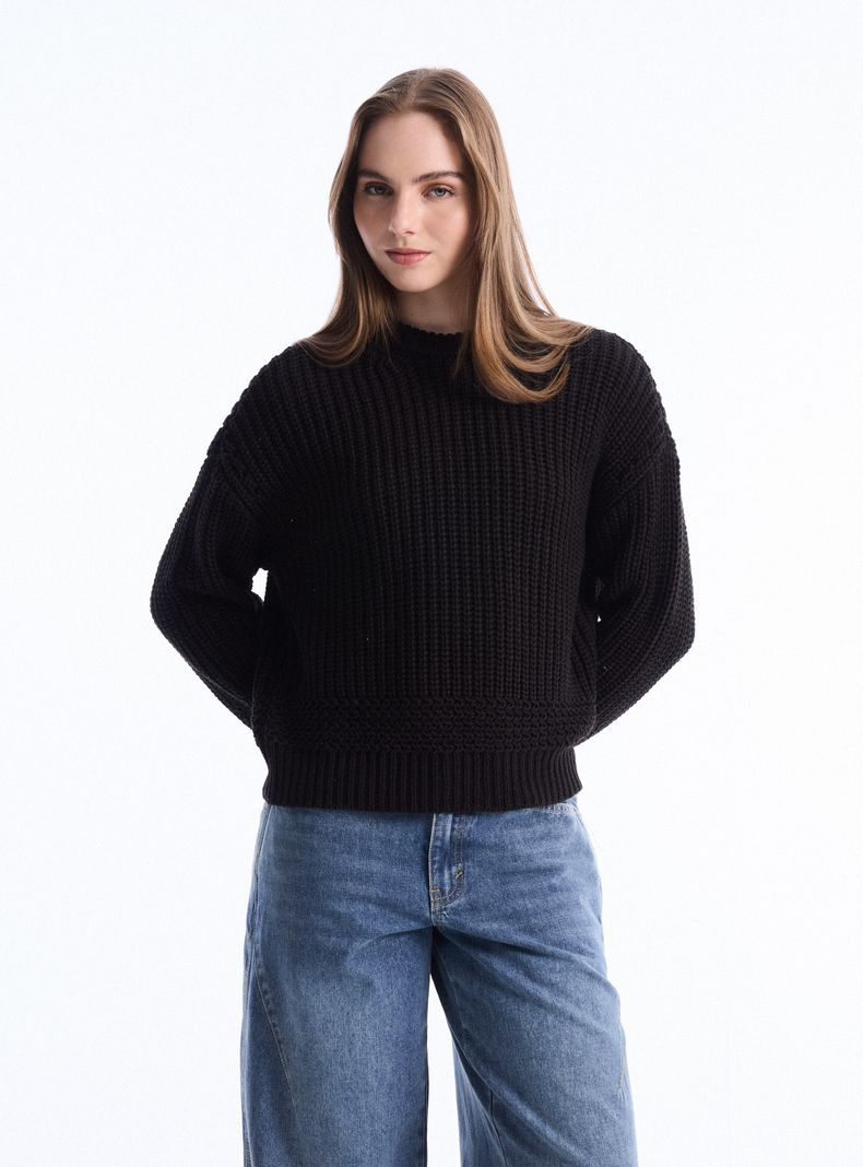 Sweater Básico Calado