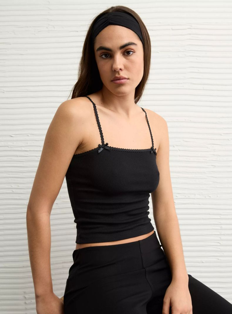 Polera Tirantes Mini Lazo
