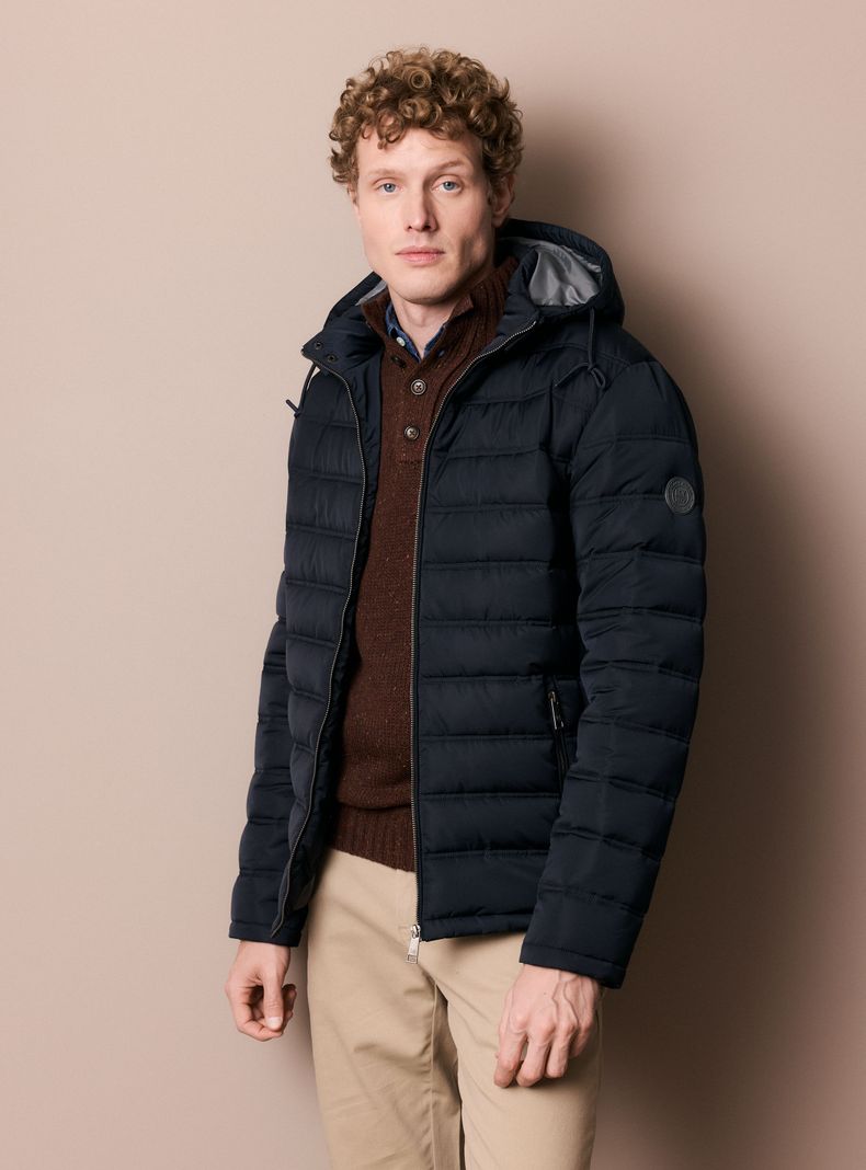Parka Acolchada con Gorro