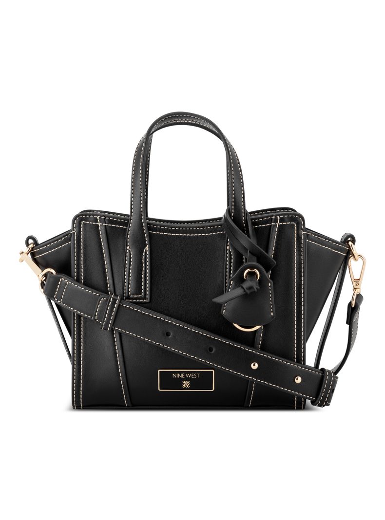 Cartera de Mano Mini Fleura Negro