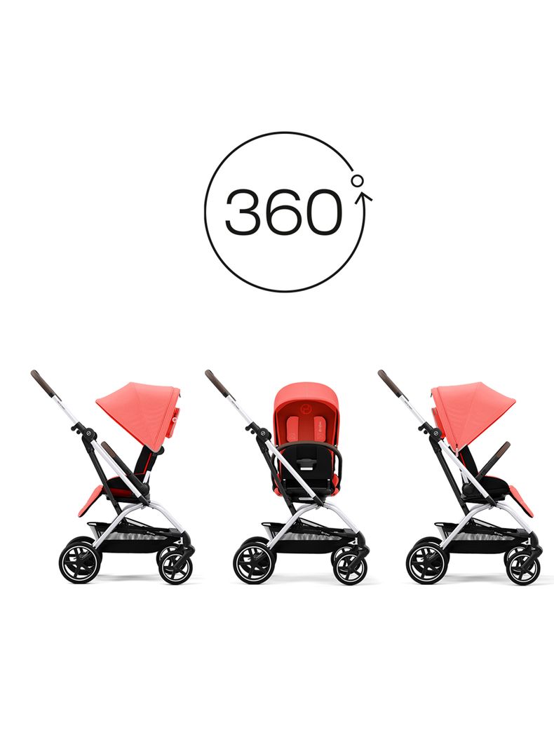Coche Compacto Eezy S Twist Plus SLV Rojo-4