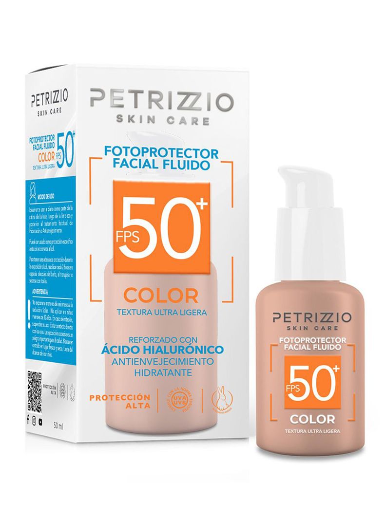 Fotoprotector Facial Fluido Color FPS 50 50 ml