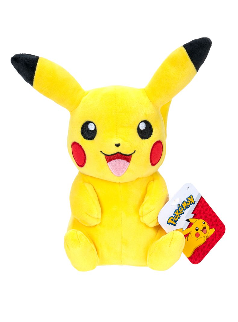 Peluche Pikachu Sentado Sonriendo 20 cm