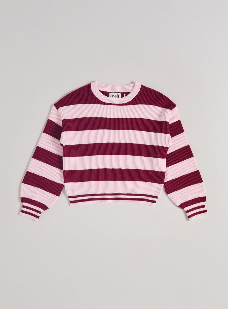 MELT SWEATER RAYAS BICOLOR