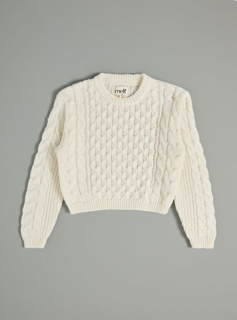 MELT SWEATER TRENZAS UN COLOR