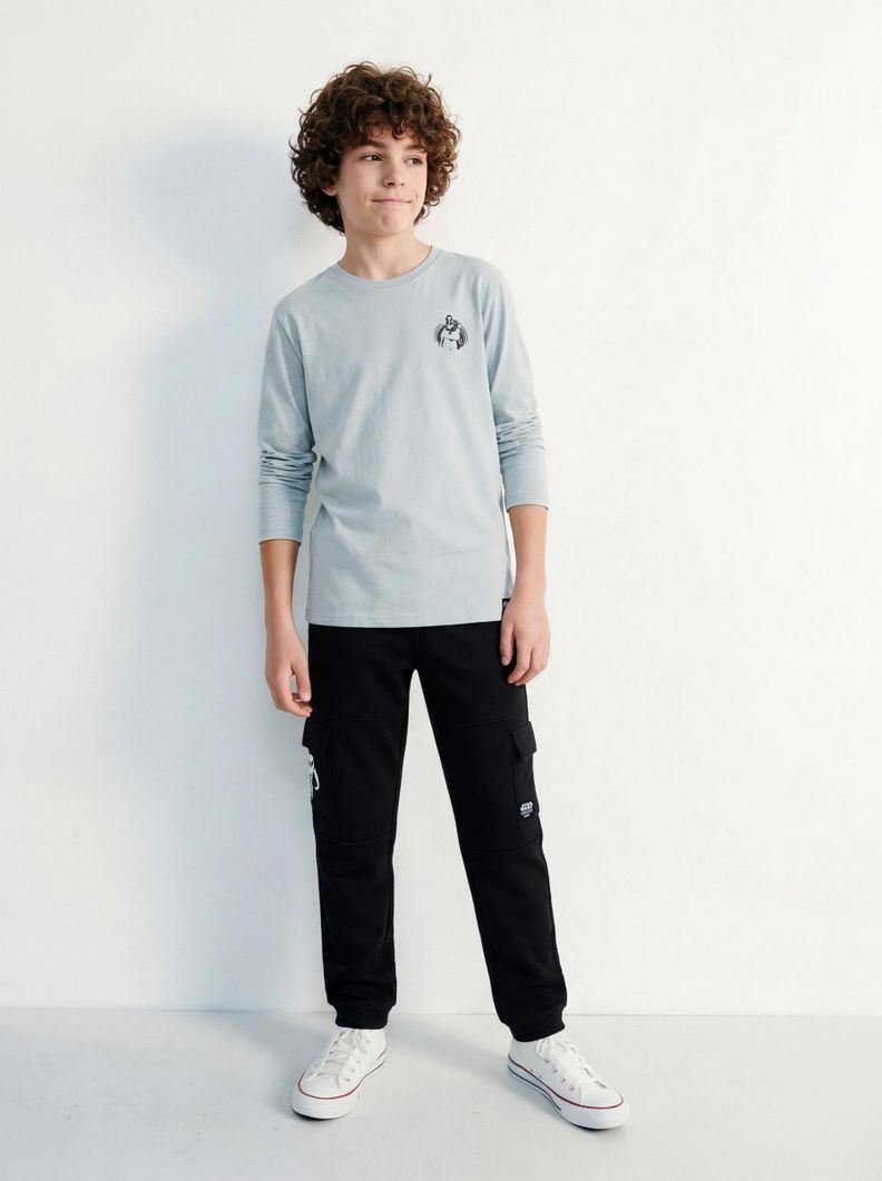 Pantalón de Buzo Jogger Bolsillo Mandalorian