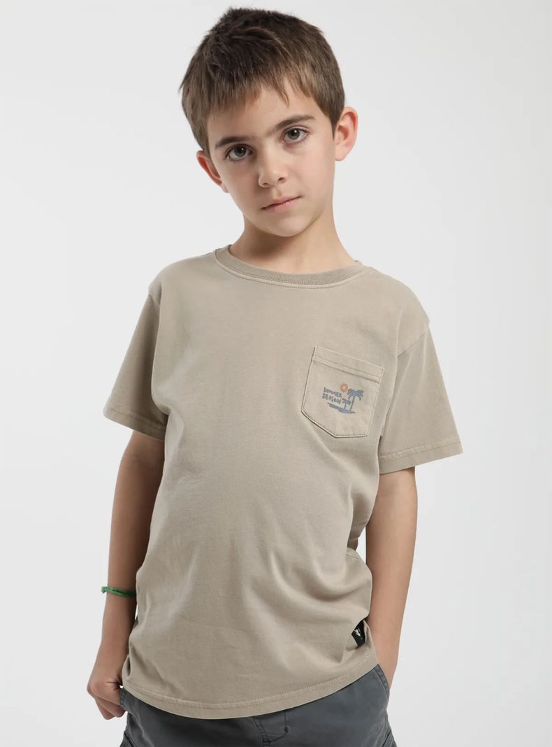 Polera Kids Diseño en Bolsillo