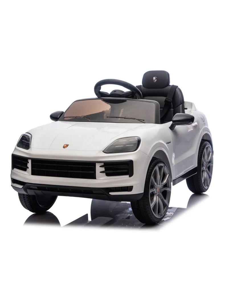 Auto a Batería Porsche Cayenne 12v 2 Motores Blanco