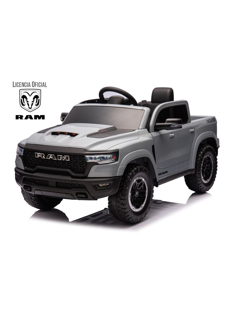 Auto a Batería Ram 1500 RHO Super Truck 12v 2 Motores Gris