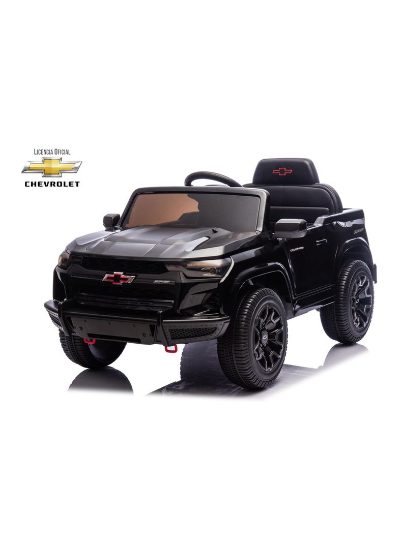 Auto a Batería Chevrolet Colorado 12v 2 Motores Negro