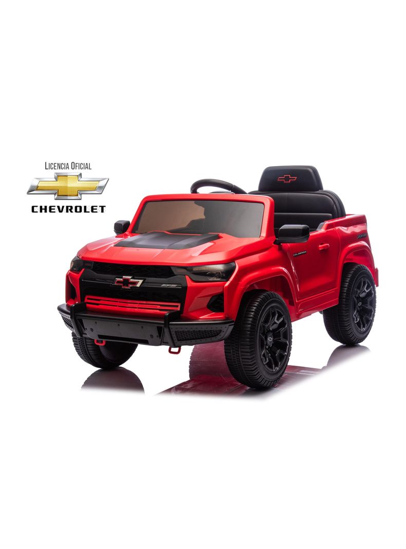Auto a Batería Chevrolet Colorado 12v 2 Motores Rojo