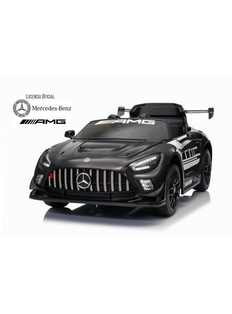 Auto a Batería Mercedes Benz Amg Gt3 12v 2 Motores Negro