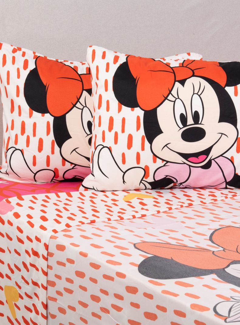 Sábanas 2 Plazas Microfibra Minnie Living